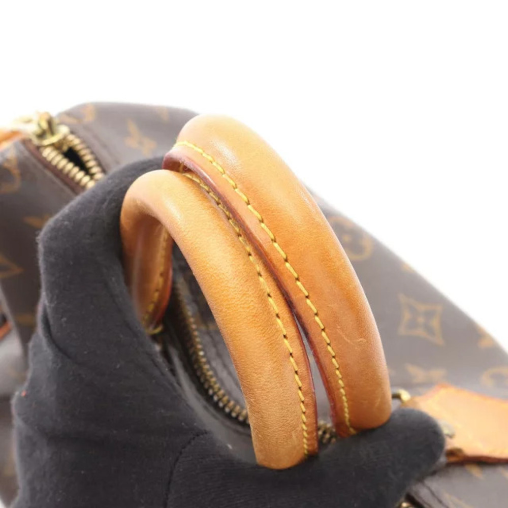 Louis Vuitton Handbag Bandoulire Speedy Canvas Brown Monogram Leather - Picture 6 of 10